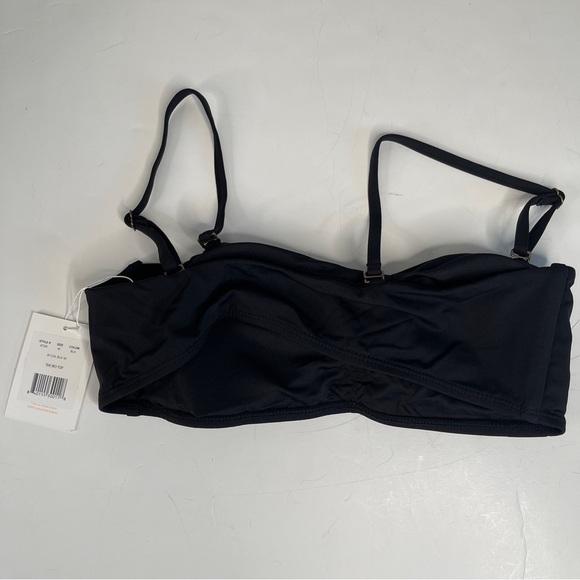Andie Swimwear Rio Black Bikini Top Size Medium NWT - Picture 4 of 10